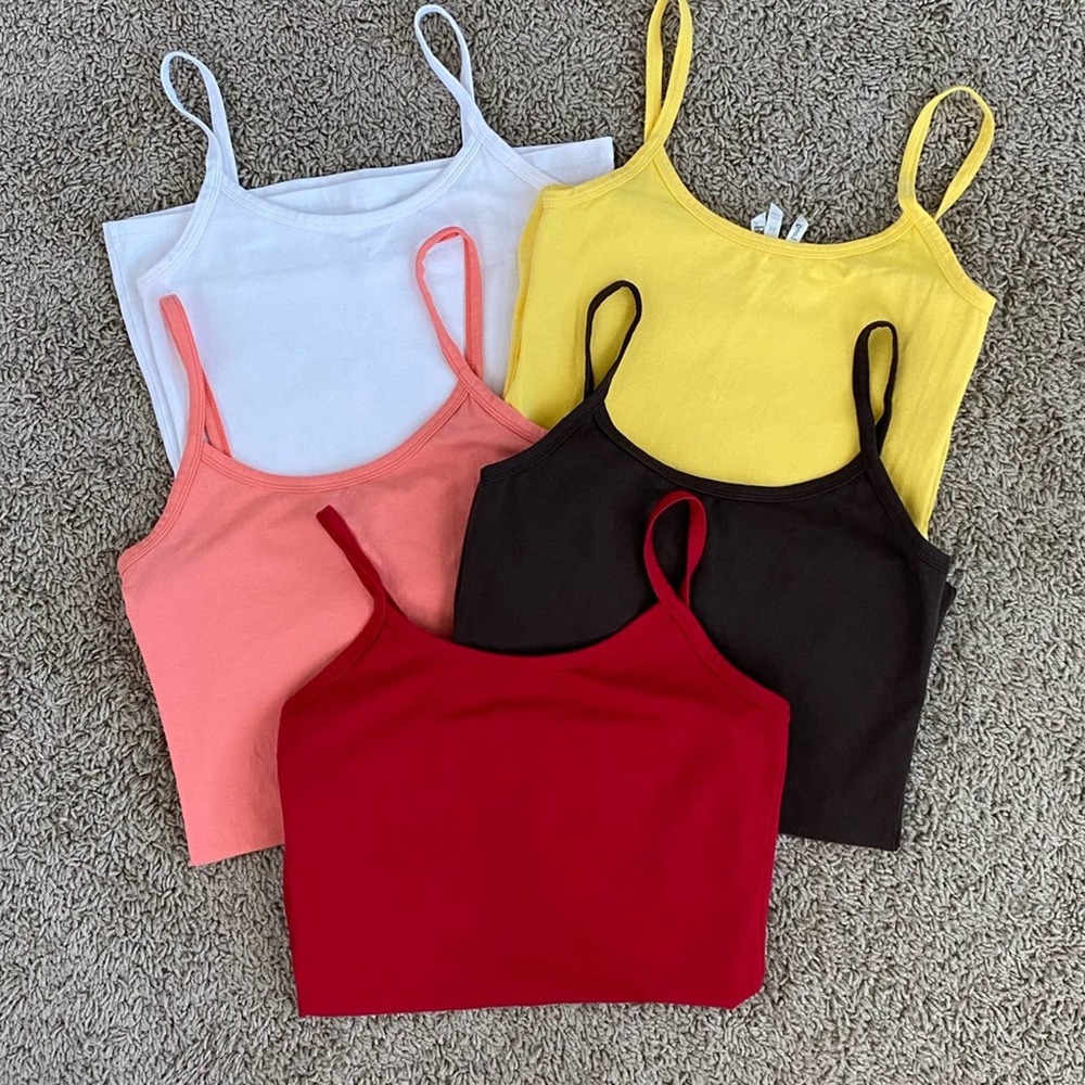 ⭐️ SOLD ⭐️ BKE (BUCKLE) Cami BUNDLE of Five - Picture 2 of 9